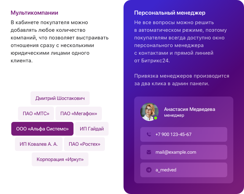 АЛЬФА: B2B - платформа для оптовых продаж на 1С-Битрикс